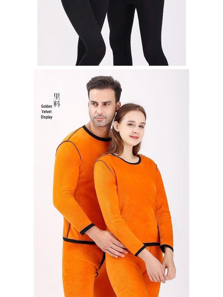 Men's and Women's Winter Thermal Underwear Long Johns Set