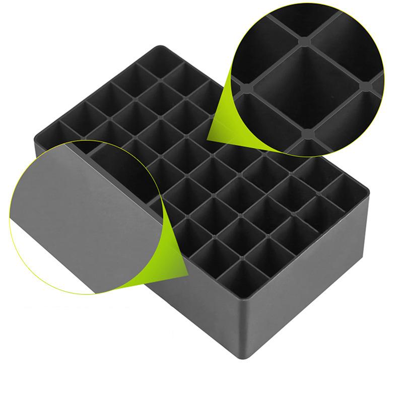 Boîte de rangement pour pinceaux à ongles Support pour pinceaux de maquillage Organisateur support en plastique pour outils à ongles Étagère d'exposition pour pinceaux d'art des ongles