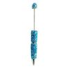 Comfortable Grip Gel Pen Diamond Beadable Pens, Bling Rhinestone Beaded DIY Bead Pen, Crystal Shaft Decorative Craft Black Ink Ballpoint Pens
