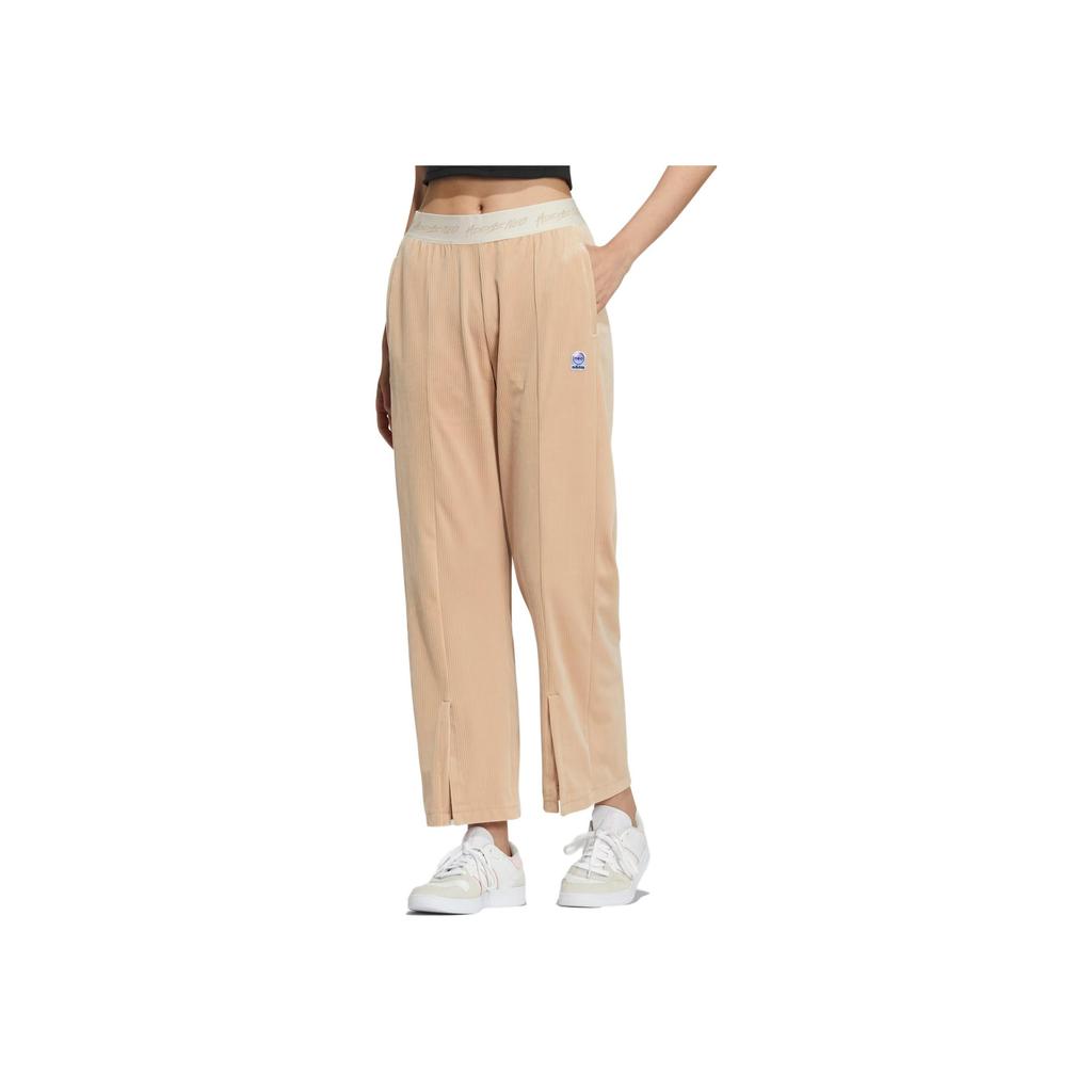 Adidas Neo Casual Sport Pants With Brand Logo Print Women Bottoms Magic-Light-Brown HN0022