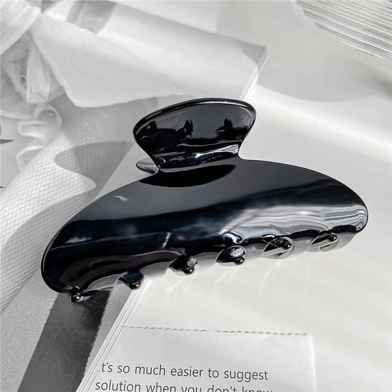 Neue Koreanische Acryl-Haarklammern für Damen, Jelly-Farben Mode Haarfänger, Rutschfeste Große Haifischklammern