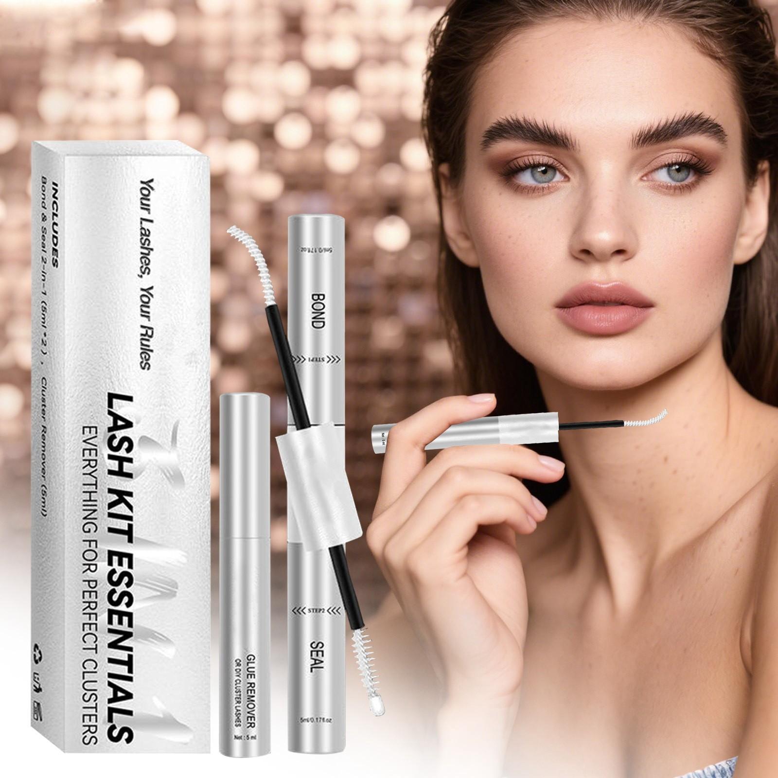 

Eyelash Bonding And Sealing , Long-lasting 2-in-1 Eyelash Glue,5ml+5ml One Size