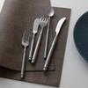 304 Edelstahl Ins Net Red Retro Messer und Gabel Besteckset, Westliches Essen Steakmesser und Löffel, Nordisches Besteckset