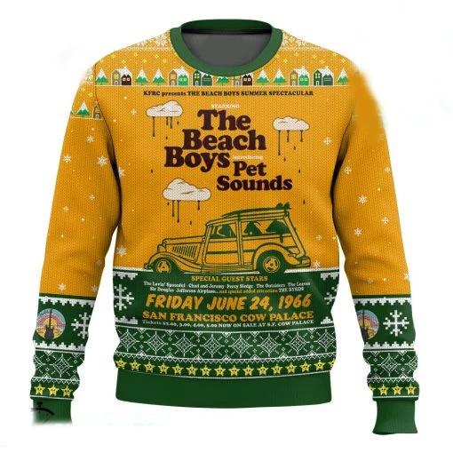 

The Beach Boys Pet Sounds Rock Band Ugly Christmas Sweater XS5XL MR2135 Unisex T-Shirt XL