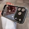 For iPhone 17 Air Orange Bumper Semi Transparent Back Shell Luxury Phone Case Cover for Apple 11 12 13 14 15 16 17 Pro Max