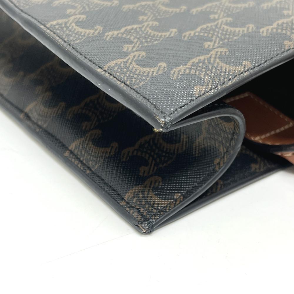 CELINE 191542 Triomphe Vertical Cabas Small Bag Back Handbag Tote Bag