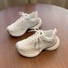 Mesh Breathable Casual Sports Women's Shoes Summer Versatile Thick-soled Heightening Running Shoes