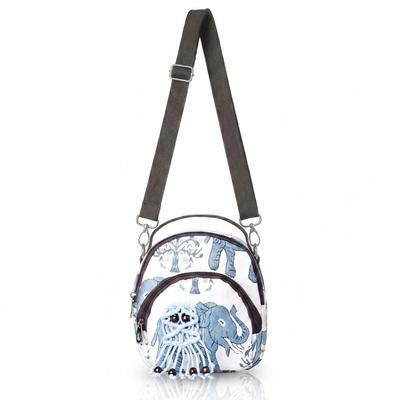 Crossbody Bag with Ethnic Style From Yunnan, A Fresh and Small Bag, Lightweight and Suitable for Carrying A Mobile Phone.