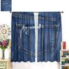 Modern Jeans Curtains Denim Retro Western Cowboy Style Design Art Print Curtain Bedroom Living Room Home With Rod Pocket Polyester Perfect For Area