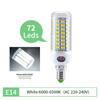 E27 LED Light Bulb E14 Corn Bulb Lamp Ceiling Chandeliers Lampada LED Lights 72 96 LEDs No Flicker AC220V 240V 5730 SMD Bombilla