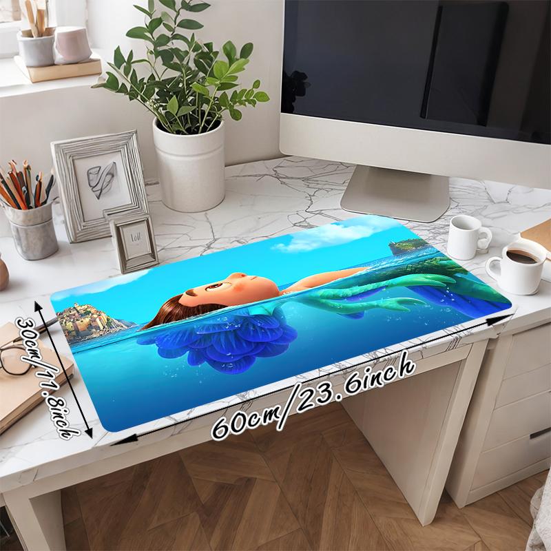 1Pc Underwater Adventure Gaming Mouse Pad Keyboard Desk Mat Non-slip Rubber Lock Edge Waterproof Computer Mousepad for Office Home Decor S159