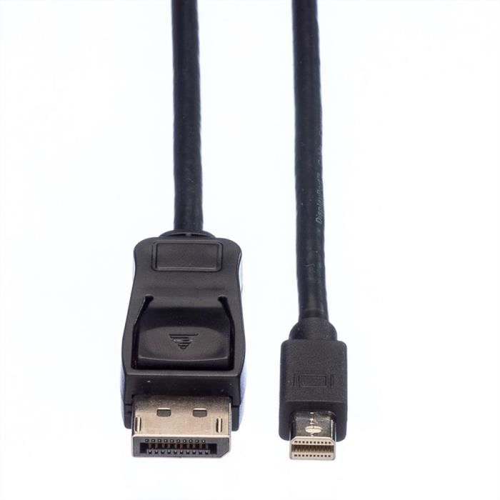 Value 11.99.5638, 1,5 m, DisplayPort, Mini DisplayPort, Mâle, Mâle, Noir