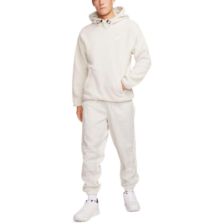 Nike fleece hooded jacket 'White' Men's DV8155-072