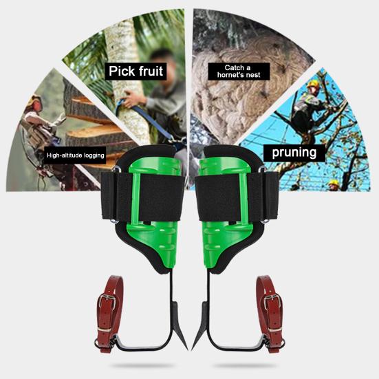 Set de instrumente pentru cățărat în copaci Spikes din oțel pentru cățărat în copaci Ham de cățărat cu înălțime reglabilă