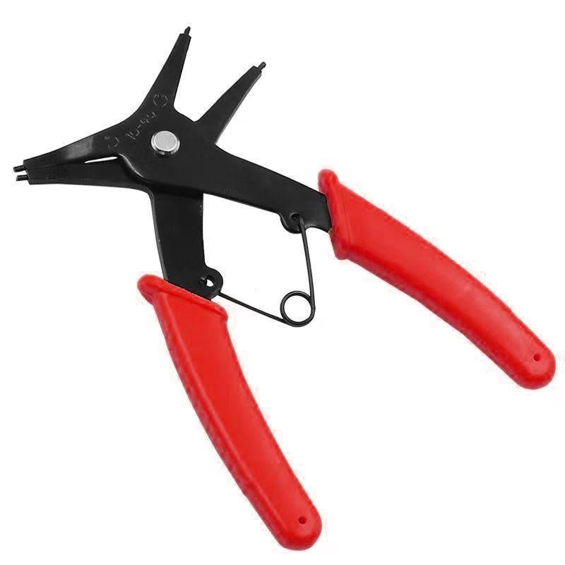 1PC 2-in-1 Spring Compressor Pliers | Heavy Duty Steel Tool for Car Engine Valve Spring Removal & Installation красный