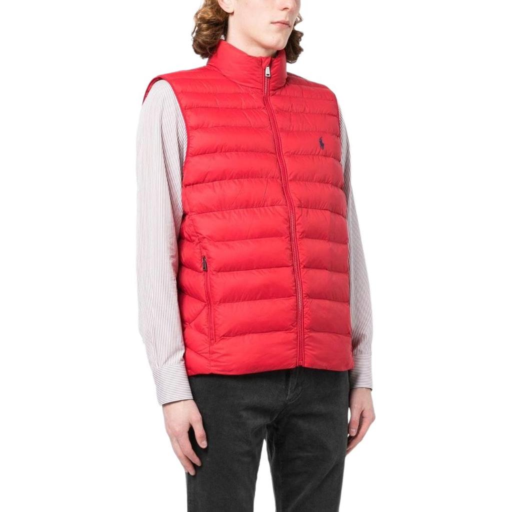 Polo Ralph Lauren FW22 Solid Logo Embroidered Stand Collar Vest Men Vests 710845941-005