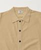 Another Office Moss Stitch Polo Cardigan (French Beige)