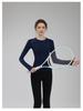 Women's Slim Fit Long Sleeve Yoga and Running Top - Quick-Drying, Breathable, Round Neck for Autumn and Winter Workouts