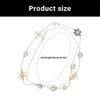 Flower Flower Necklace Adjustable Length Necklace Evening Party Necklace Alloy Texture Present for Fashion Enthusiasts