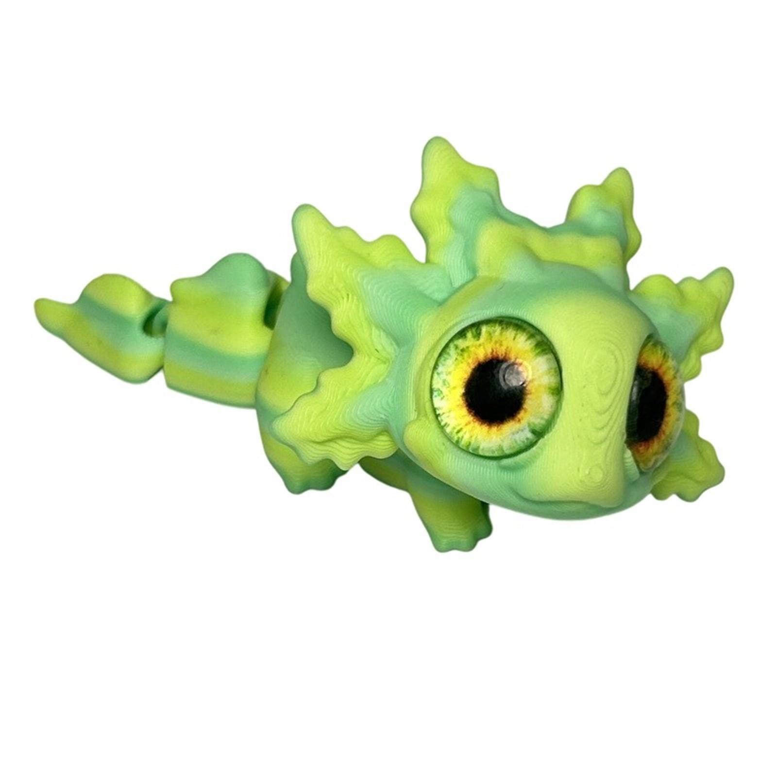 

3D-печать Саламандра Детеныш Симуляция Глаз Шарнир Игрушка Подвижная Игрушка Подарок One Size