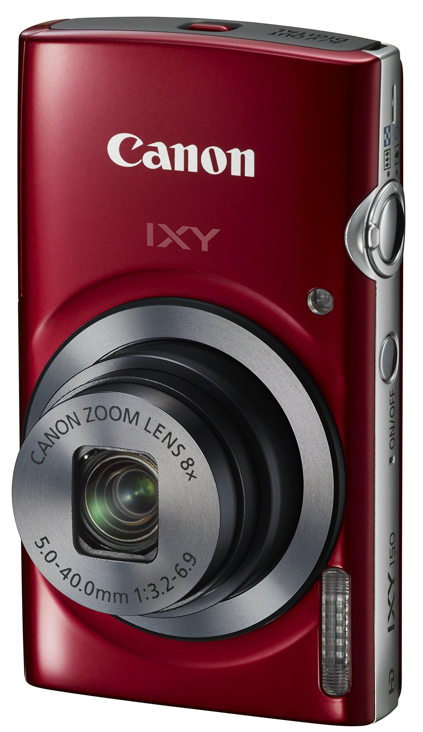 

Цифрова камера Canon IXY150 Red 8x Optical Zoom IXY150(RE) червоний