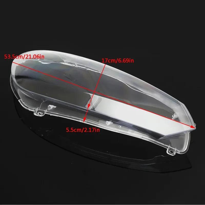 Auto-Frontscheinwerfer-Lampenschirm, transparenter Lampenschirm, Scheinwerfer-Shell-Abdeckung, Linsenmaske, für VW Golf 6 MK6 GTI R 2010-2014, Scheinwerferabdeckung