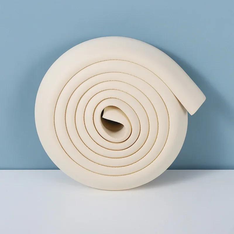 2m Thicken Baby Bumper Strip Furniture Anti-collision Strip L Type with Double-sided Tape Coffee Table Corner Protection Strips
