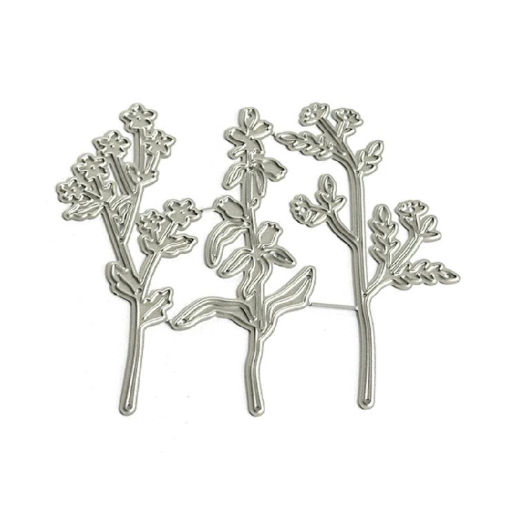 

Flower Plant Cutting Dies Scrapbooking Stencils Carbon Steel Die Cut Templates for Card Making Photo Album Decoration 1