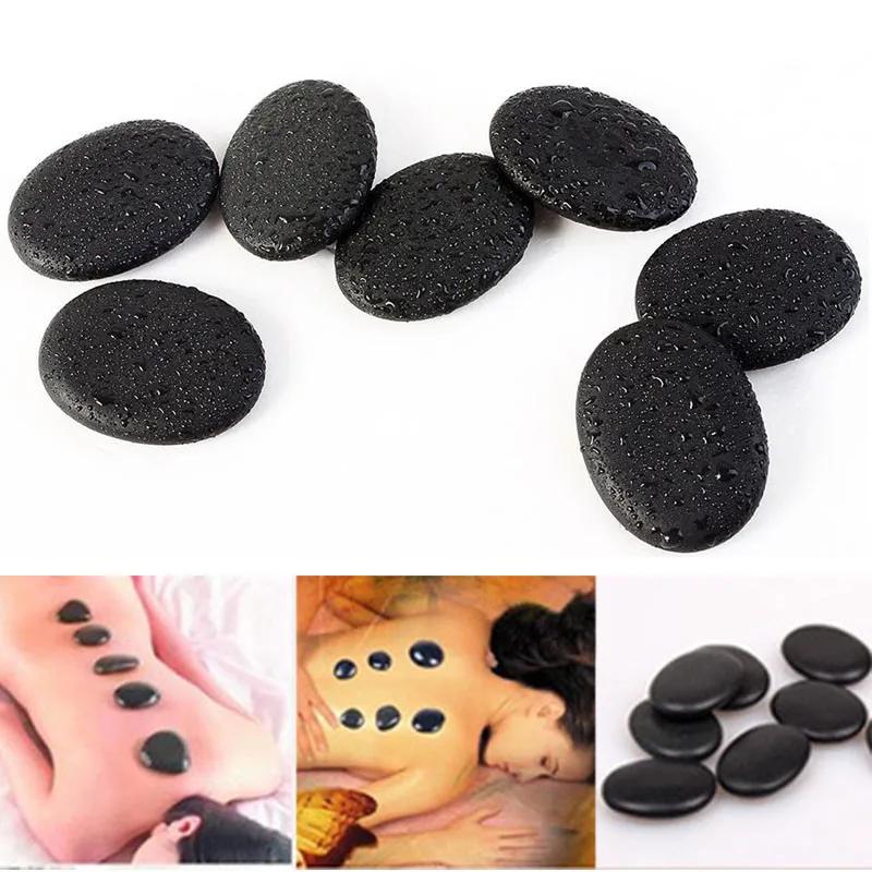 Adjustable/constant Temperature Natural Energy Massage Stones Heater Bag/with 8pcs or 16pcs Cold Hot Spa Rock Lava Stone Sets