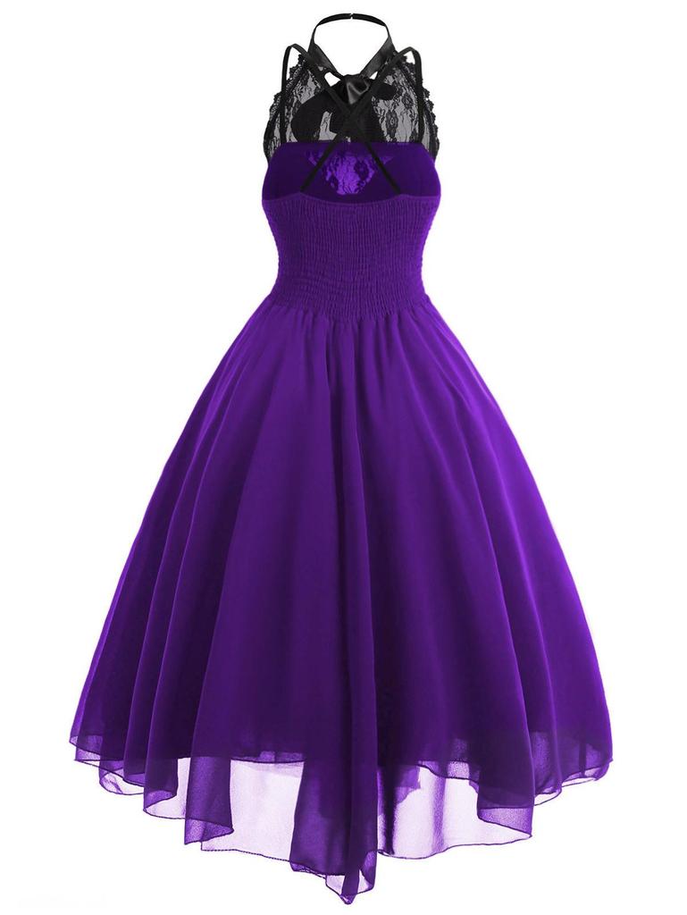 2018 European & American Chiffon Lace Dress - Sexy, Popular Style