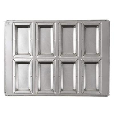 Japanese-made Silicone-coated Baking Sheet (8-cavity Financier Mold)