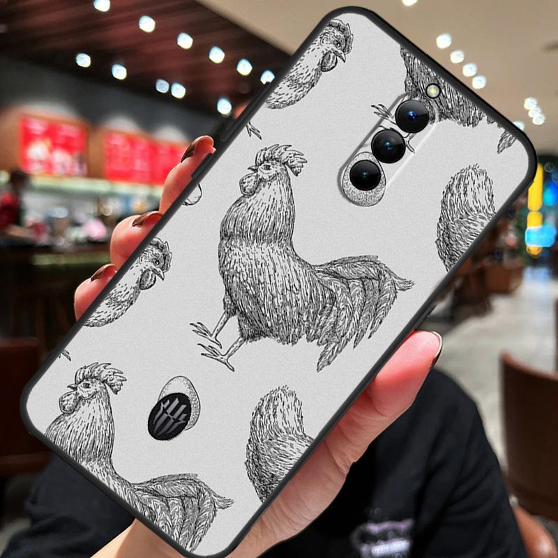 Chicken Pattern Case For ZTE Nubia Red Magic 11 10 8 9 8S 9S 10S Pro Plus 10 Air 5G 6R 6 7 6S 7S Pro Cover