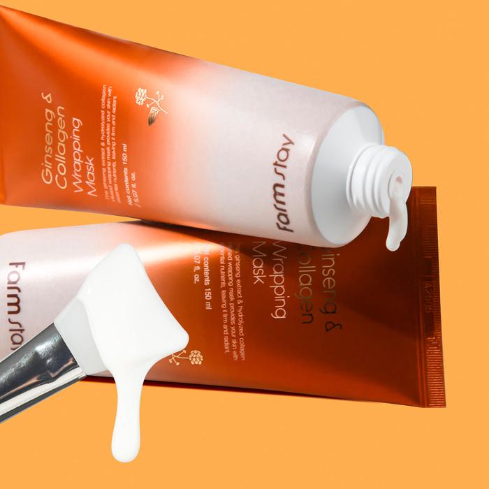 [Farmstay] Masque Enveloppant Ginseng & Collagène 150ml
