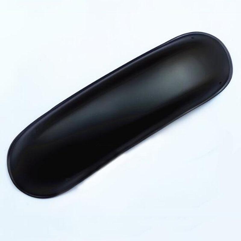 Motorcycle Retro Modified Front Fender, Water Flap, Stainless Steel Widened Front Mud Tile, Smooth Mud Cover HJ125 чёрный