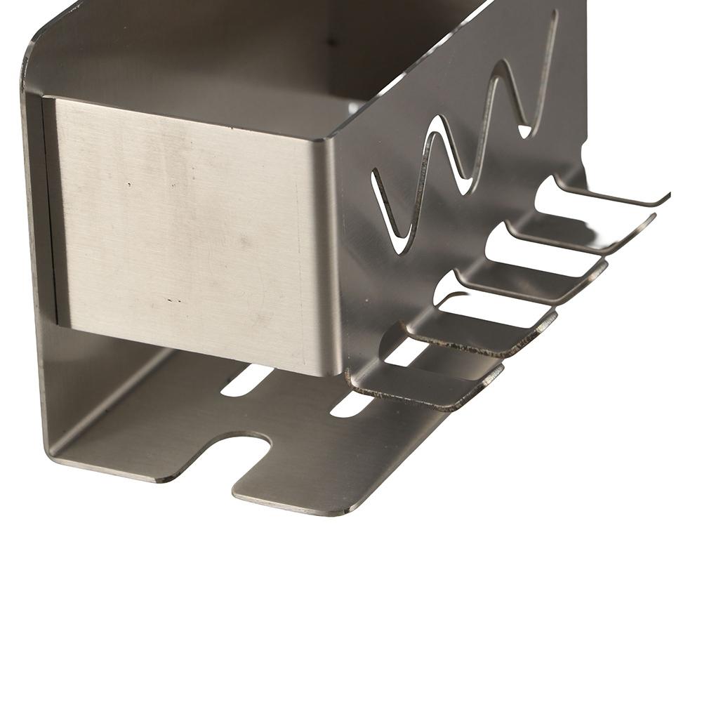 No-Punch Stainless Steel Toothbrush Holder Multi-slot Toothpaste Holder  Bathroom