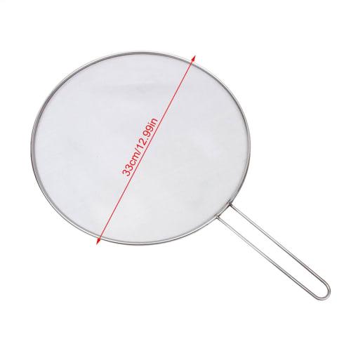 Oil Splash Guard Net for Tempura, Fries, and Deep-fried Foods, Prevents Splashes, Drains Water, and Prevents Oil Splashes. Easy To Clean, Stainless St