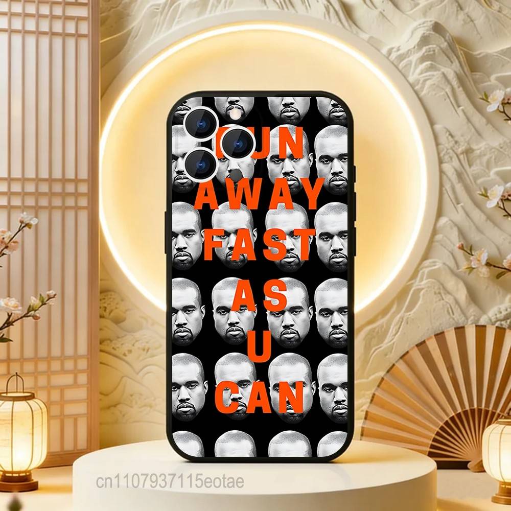 

Funny K-Kanye W-West For iPhone 12,16,13,14,15,17,11,Pro,Max,Plus,E,Air,Mini TPU Soft to Skin-friendly phone case iPhone15promax