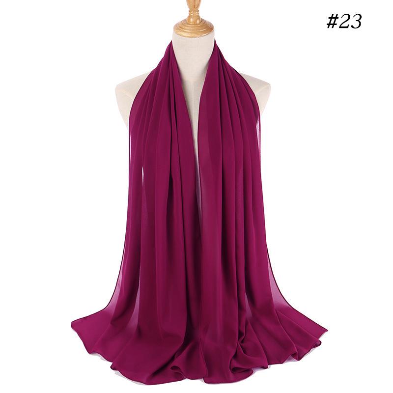 

Этнический шарф-пузырь из жемчужного шифона из Малайзии 72x175 CM