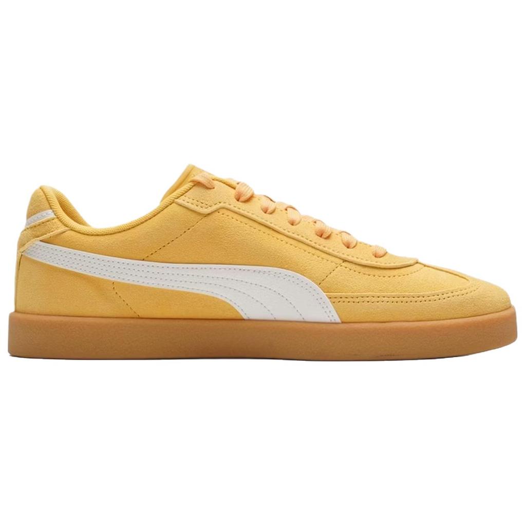 Puma Club 2 Era SD Comfortable Versatile Shock Absorbing Durable Low Top Training Shoes Unisex sneaker Yellow 409204-03