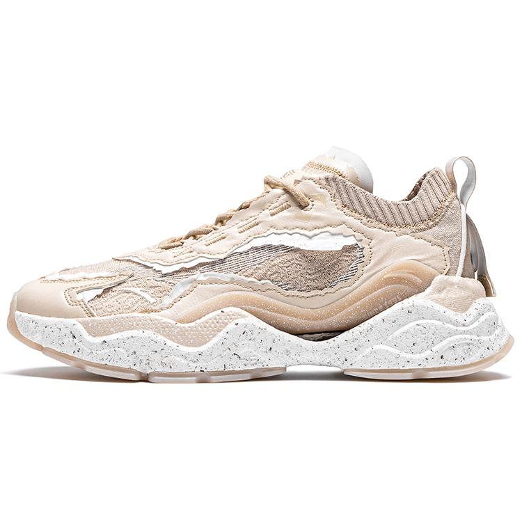 

New ANTA Millennium 4.0 Chunky Sneakers Women s Low top Brown 122228890S-1 37.5