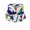 Kids' Cartoon Print Sun Protection Bucket Hat, Double-Sided for Boys & Girls, Trendy Outdoor Headwear