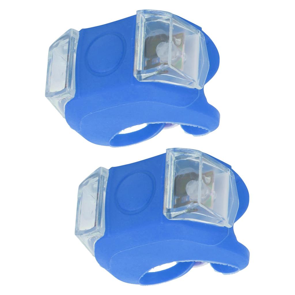 2pcs LED   Light Front Tail   Warning Colorful Lamp 3 Lighting Modes Waterproof Cycling Equipment