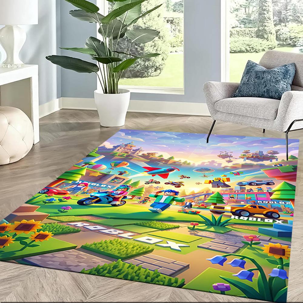 Roblox 239 Carpet Suitable for Entryway Balcony Foyer Game Room Antislip Carpet Decorate Offices Perfect Gift for Women/Men
