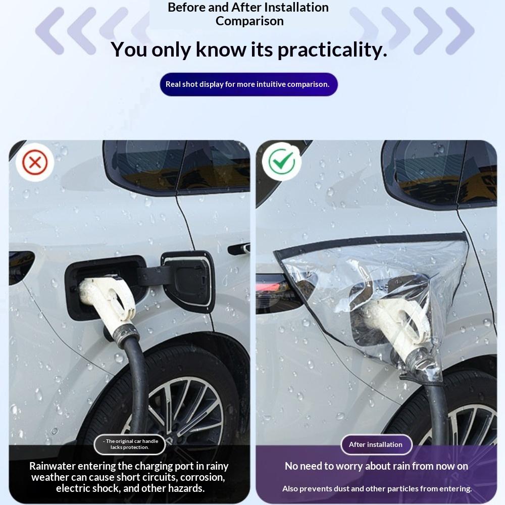 Fit For Leapmotor B10 Car New Energy Electric Vehicle Charging Gun Rain Cover Charging And Discharging Pile Protective Cover