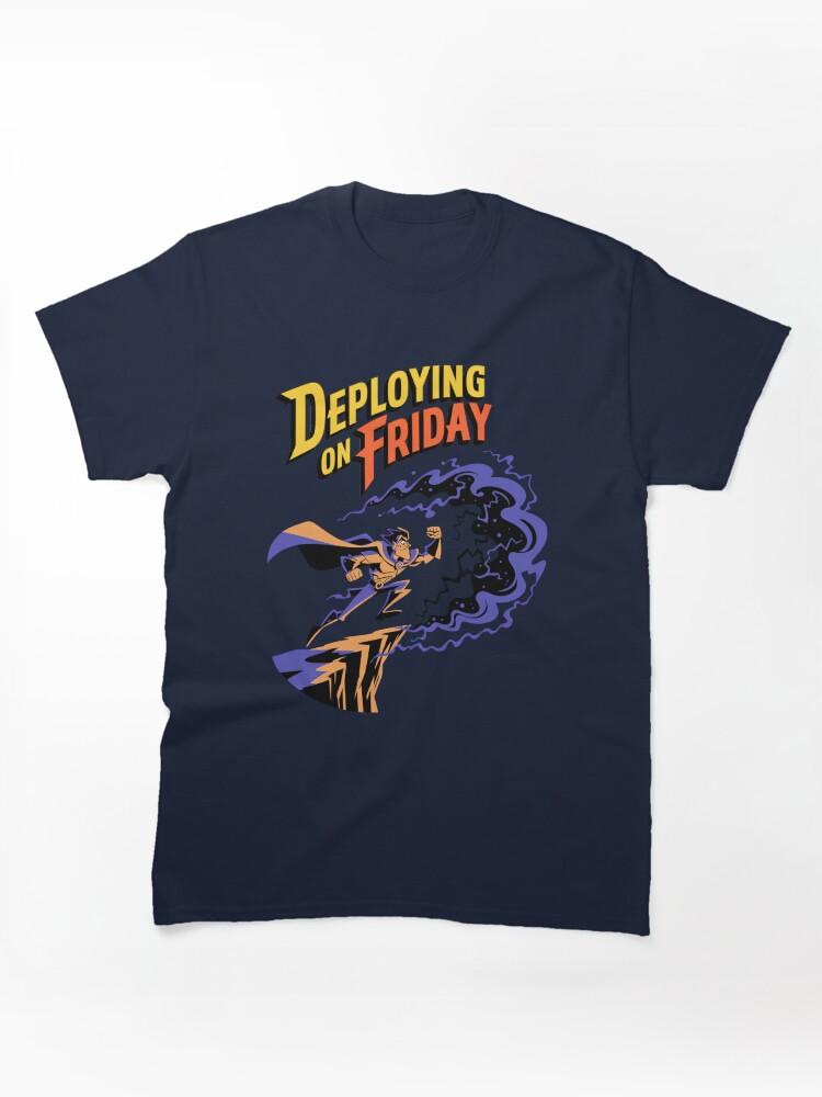 Portal Hero Jumping Into Portal Void Classic T-Shirt