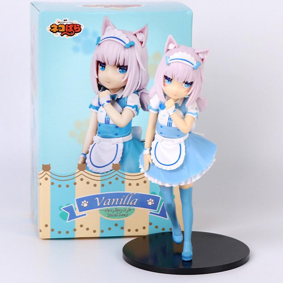 New Cat Maid Anime NEKOPARA Figure Chocolates Vanilla Cute Pretty Cat Style Model PVC Static Child Toys Collectible Gifts