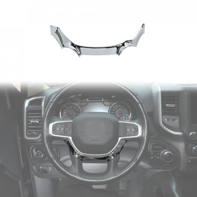 Auto Innenraum Lenkrad Rahmen Abdeckung Zierleiste Passend Für Dodge Ram 1500 2018+ Chrom