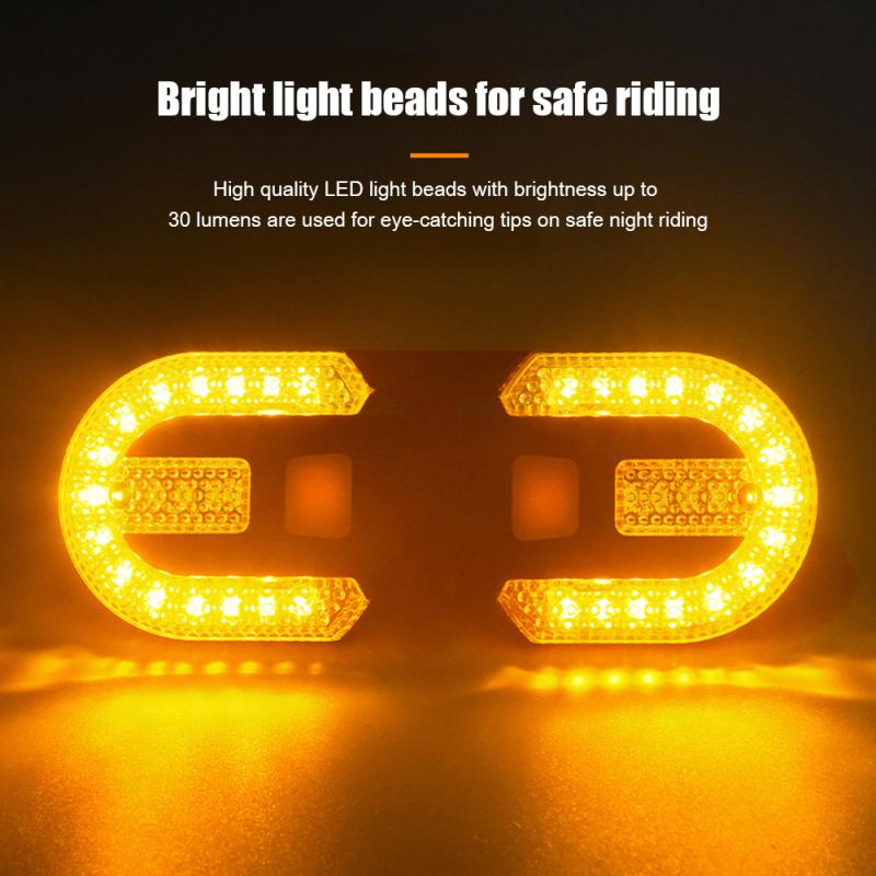 LED zadní světlo na kolo dobíjecí přes USB bezdrátové dálkové ovládání výstražné světlo na horské kolo směrovka