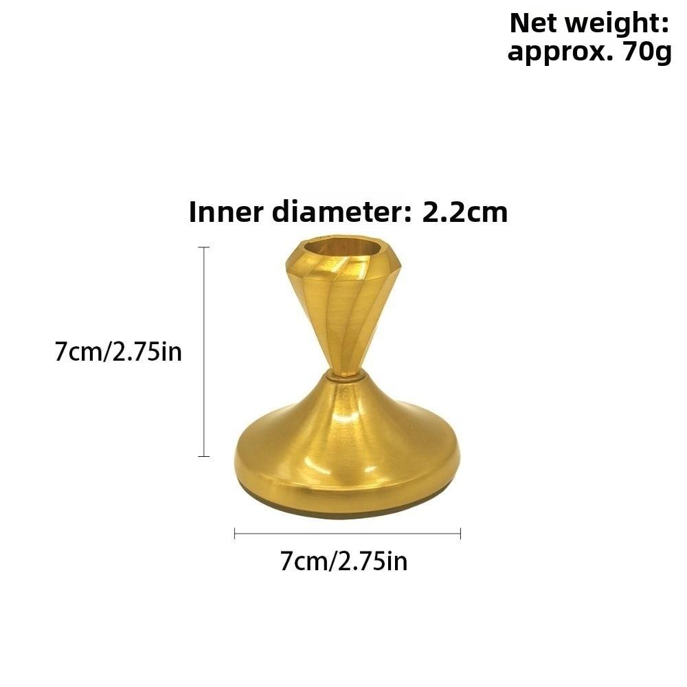 2PCS Vintage Style Candlestick Holders Metal Construction Durable Short Candle Holders Decorative Candle Stick Holders