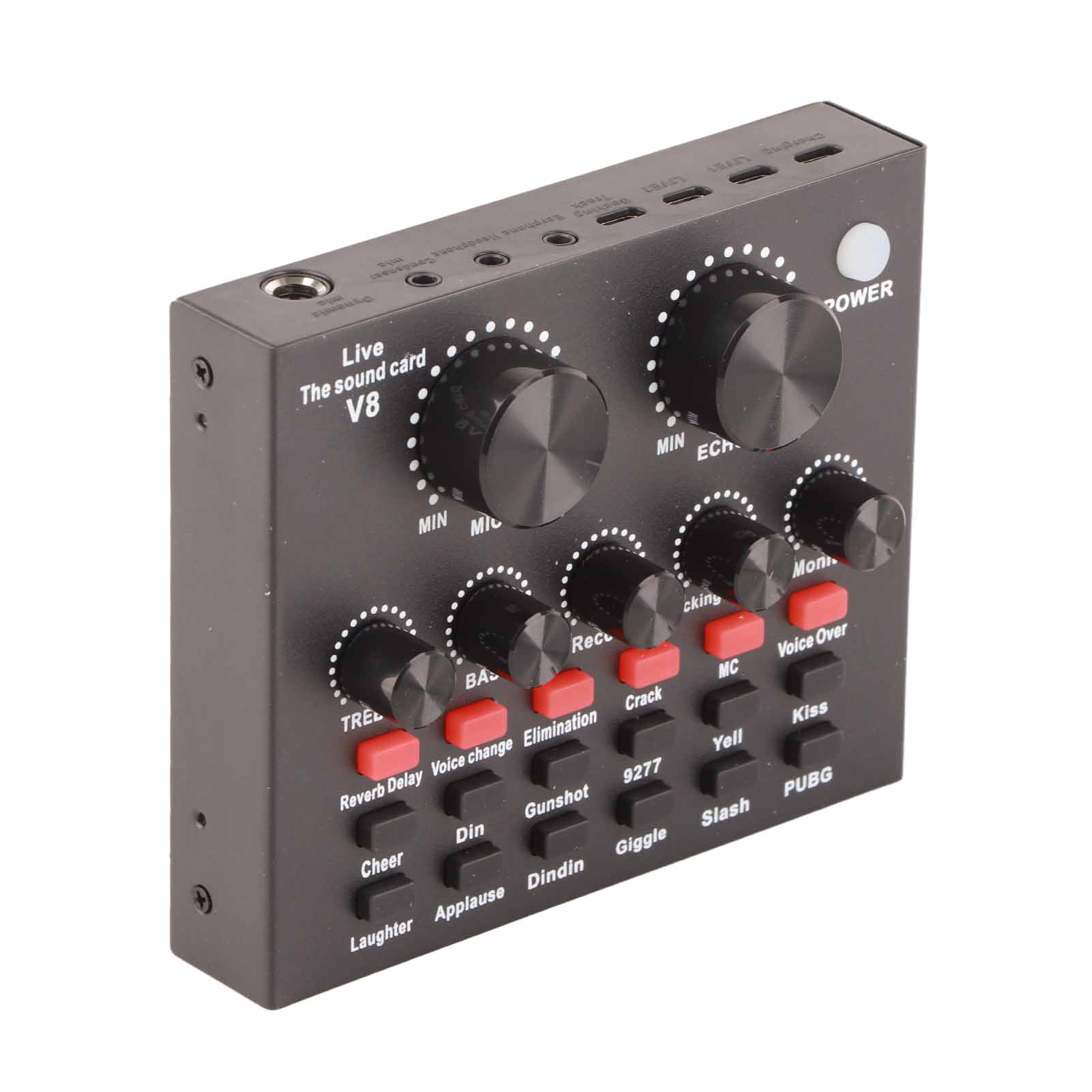 

Звуковая карта Black Metal Bluetooth Type Компьютерные игры Live o Аксессуары V8a2